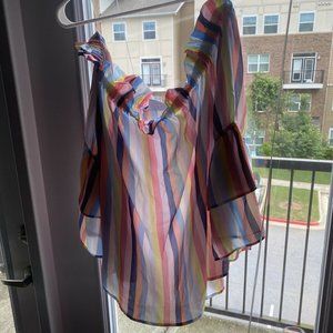 Sweet Pea Ruffle Blouse by Stacy Frati (L)